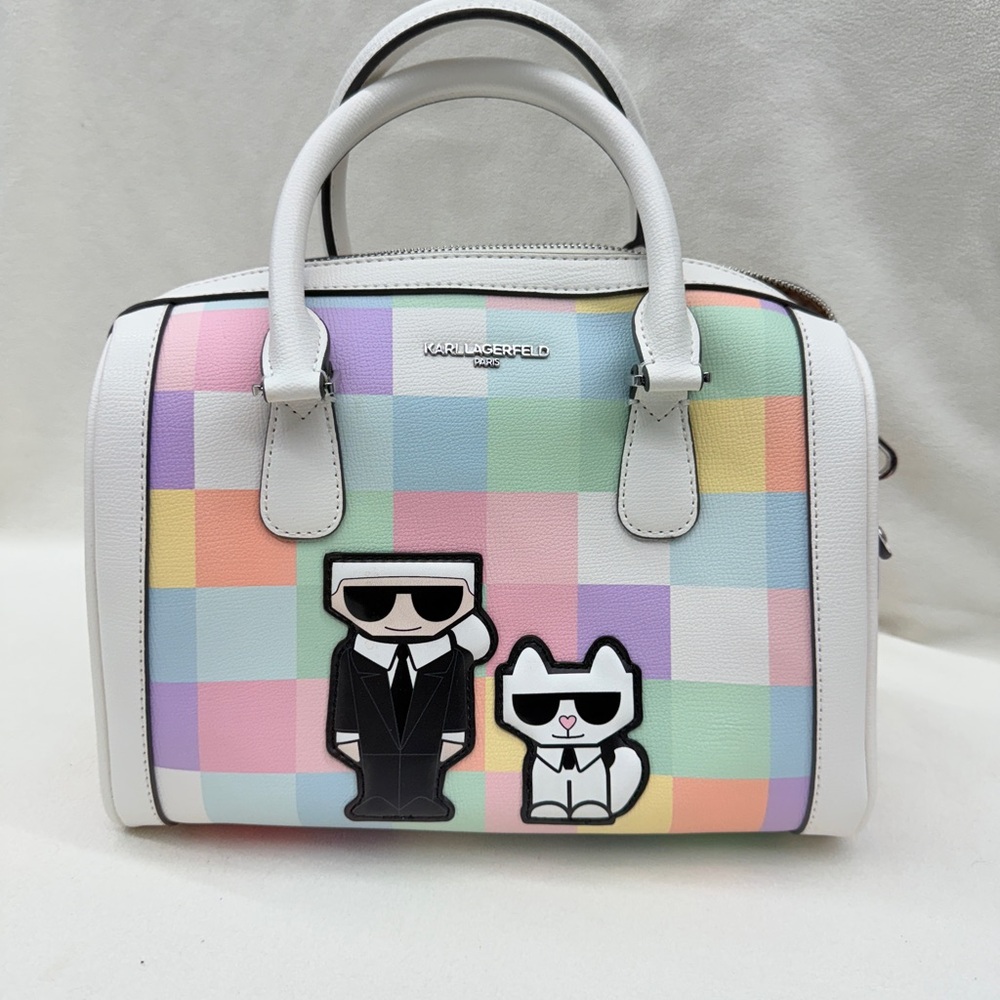 Karl Lagerfeld Multicolor Checkered Women's Bag